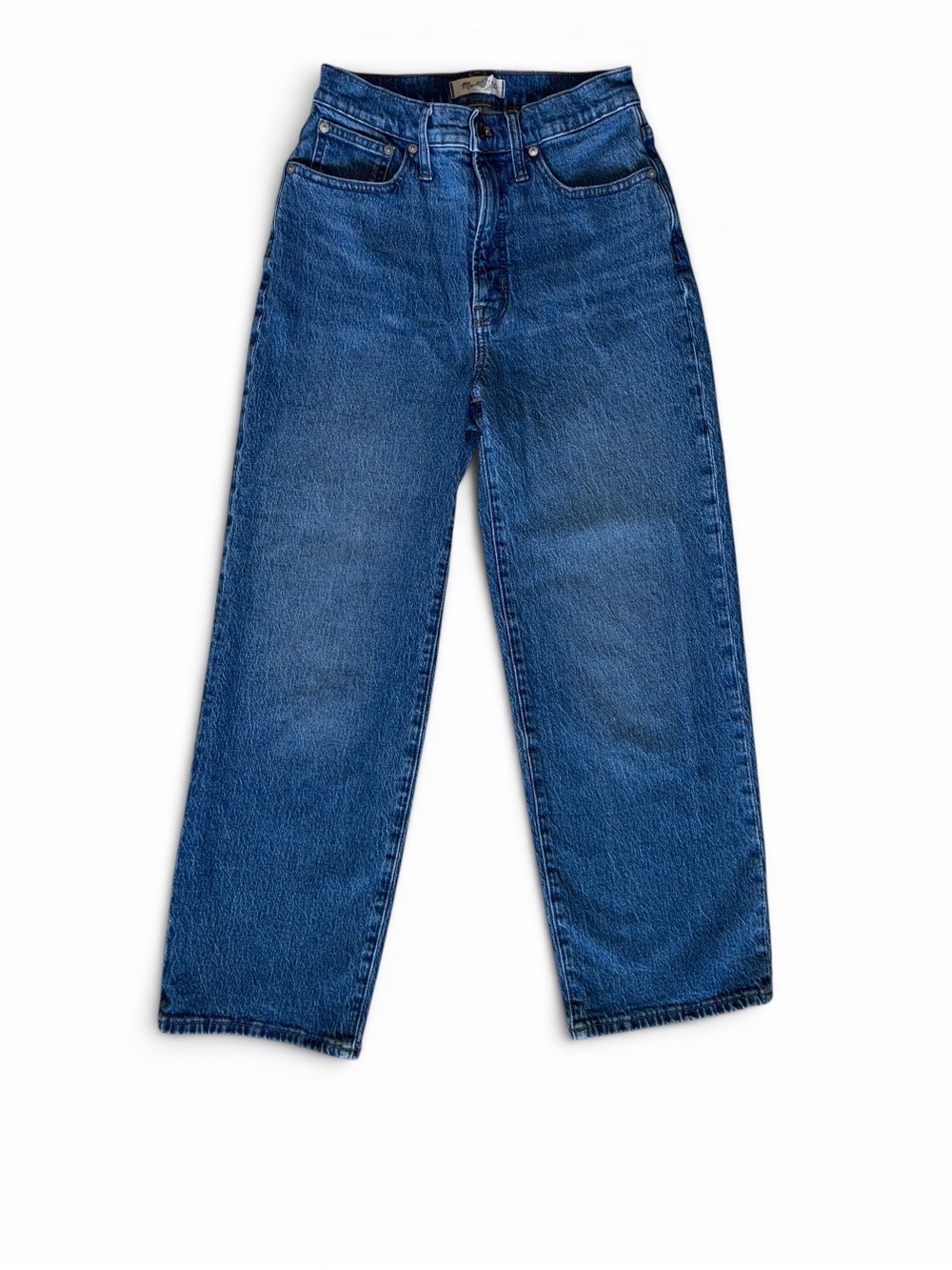 Madewell Wide Leg Jeans Women’s 27 High Rise Denim Straight Blue